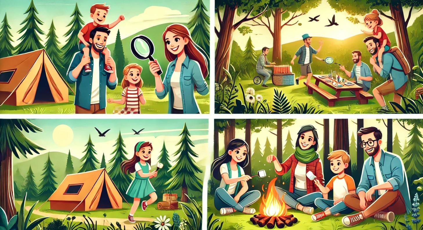 Familieaktiviteter i naturen