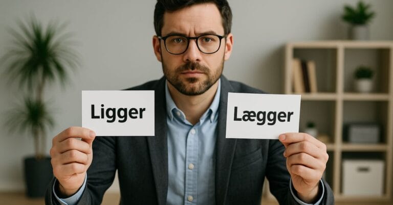 Ligger eller lægger – hvornår bruger man hvad