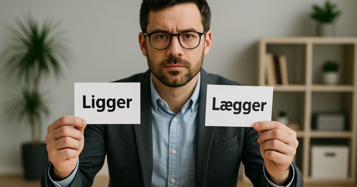 Ligger eller lægger – hvornår bruger man hvad